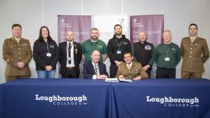 Signing the Armed Forces Covenant in Loughborough 