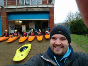 Market Harborough Sea Cadets on thier paddlesport course