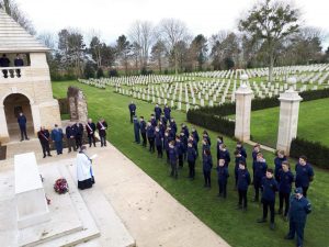 Derby Squadron celebrated RAF100 at the Canadian War Cemetery.