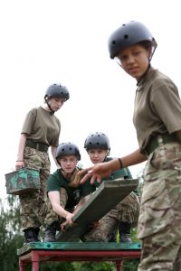 Cadets needed to communicate well in order to succeed