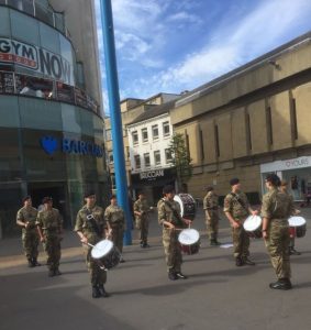 LNR Corps of Drums in Leicester