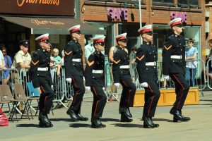 Local Sea Cadets and Royal Marine Cadets also joined in the parade