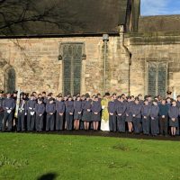 Air Cadets from Long Eaton Detachment and Stapleford & Sandiacre Detachment at the local Church