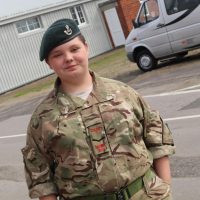 Cadet Shelley Clements at annual camp