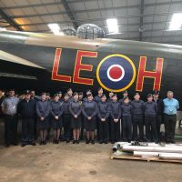 Members of 1300 (Sutton in Ashfield) Squadron at Lincolnshire Avuiation Museum