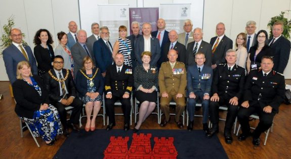 Group image of organisations that signed the Armed Forces Covenant