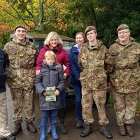 Representatives of Derbyshire ACF and High Peak MP Ruth George