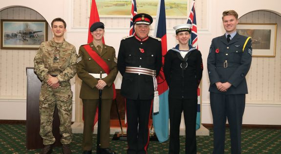 The new Lord Lieutenant's Cadets for Lincolnshire