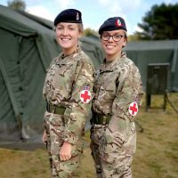 Lance Corporal Sallyann Foster and Private Chantelle Bartlett