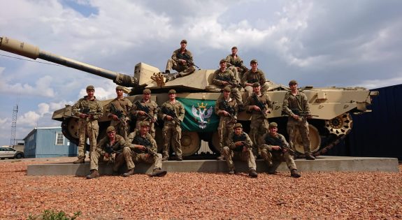 The Reserves who took part in the exercise