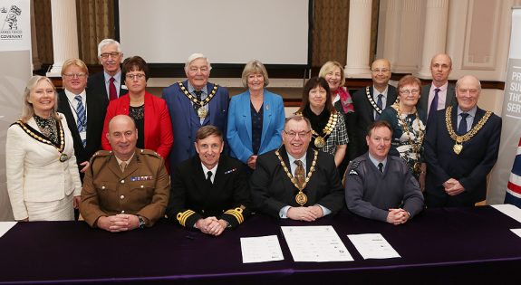 Derbyshire County Council signs the Armed Forces Covenant