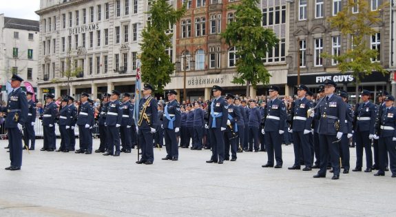 RAF Reserves in the market square