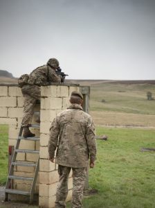 Reservists training at Catterick