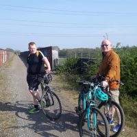 Nelson family bike ride