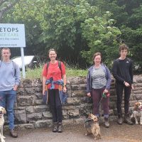 Derbyshire Cadets on their walk for hospices