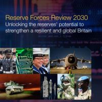 Front page of Reserve Forces Review 2030