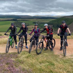 East Midlands University Officers Training Corps on mountain bikes