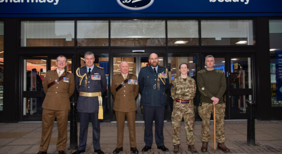 Boots signs the Armed Forces Covenant