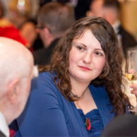 Kirstie Lawrence pictured at the 2022 ERS Gold Awards ceremony in the East Midlands.