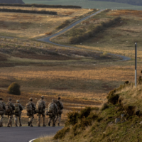 British Army Soldiers take on Exercise Cambrian Patrol in 2022. Photo: British Army.