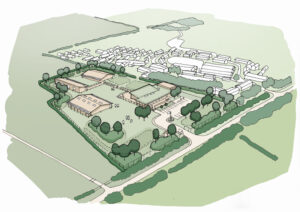 A computer generated image of what the new Cadet facilities at Beckingham could look like.