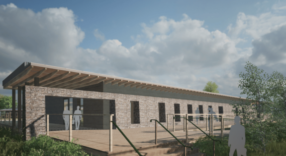 A computer generated image of what the new Cadet Training Centre could look like.