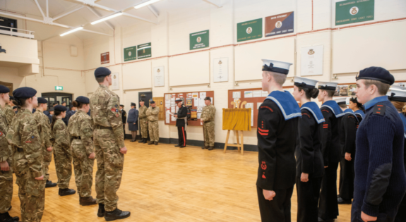 The official re-opening of Boston's Joint Cadet Centre.