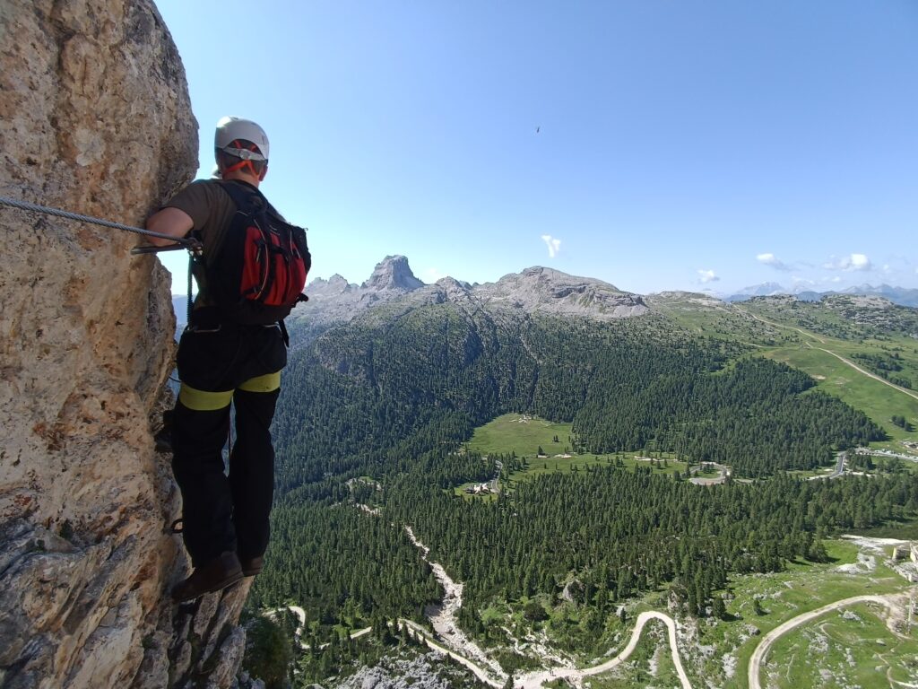 On the Feratta Alpini